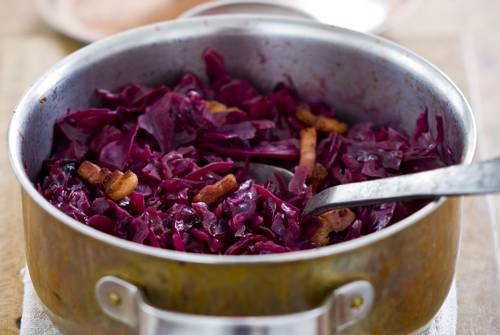 Rdeče zelje s pirejem